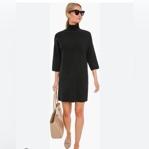 Pomander Place Noir Vivianne Turtleneck dress